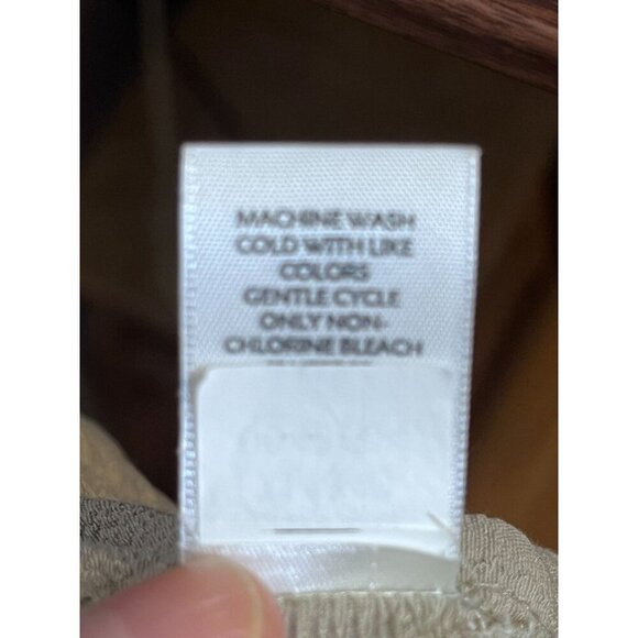 J Jill Culotte Pant L Tan Cropped Neutral Resort Preppy Boho Classic Minimalist - Picture 12 of 12